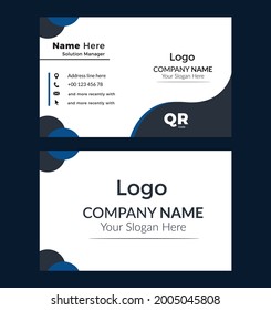 Plantilla de tarjeta profesional moderna, creativa y limpia.