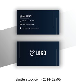 Vector Modern Creative and Clean Business Card Template Ready to print