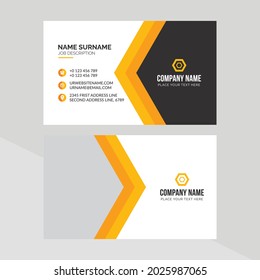 Vector Modern Creative and Clean Business Card Template