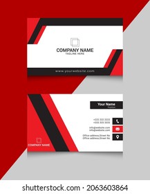 Diseño moderno de plantillas de tarjetas de visita creativas y limpias para vectores