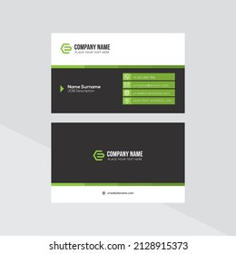 Plantilla de tarjeta profesional moderna, creativa y limpia