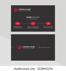 Vector Modern Creative and Clean Business Card Template