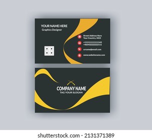 Vector Modern Creative and Clean Business Card Template