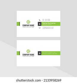 Vector Modern Creative and Clean Business Card Template