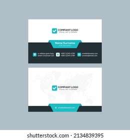 Vector Modern Creative and Clean Business Card Template