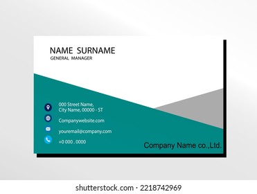 vector modern creative and clean business card template