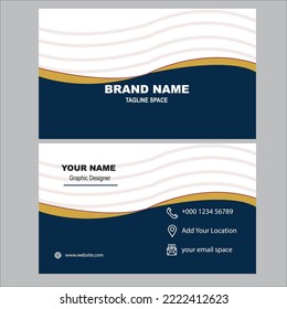 Vector Modern Creative and Clean Business Card Template for business.