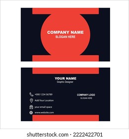 Vector Modern Creative and Clean Business Card Template for business.