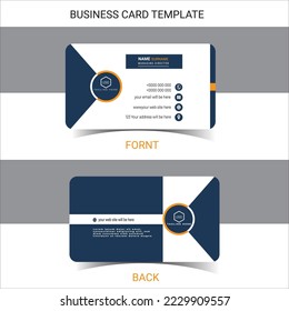 vector modern creative clean business card