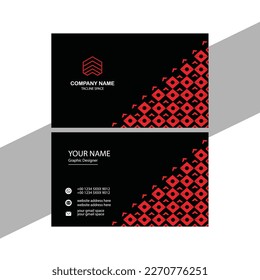 Vector Modern Creative and Clean Business Card Template.