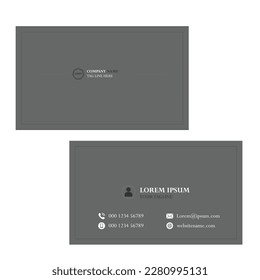 Vector Modern Creative and Clean Business Card Template