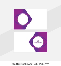 Vector Modern Creative and Clean Business Card Template.