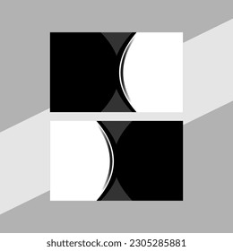 Vector Modern Creative and Clean Business Card Template.
