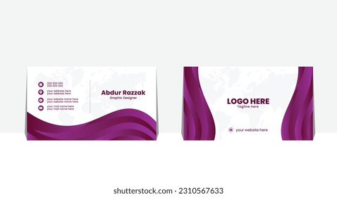 Vector Modern Creative and Clean Business Card Template