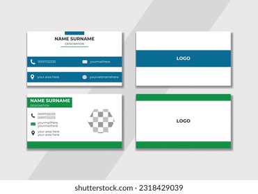 Vektor Modern Creative and Clean Business Card Template Visitenkarte Hintergrund Moderner Design Vektorgrafik Vertikale Visitenkartenvorlage. Schwarz-Gelb-Farben. Sauberes flaches Design. Vektorgrafik 