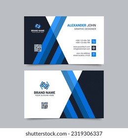 Plantilla de tarjeta profesional moderna, creativa y limpia