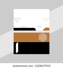 Vector Modern Creative and Clean Business Card Template.