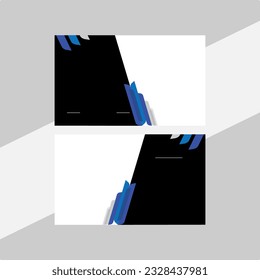 Vector Modern Creative and Clean Business Card Template.