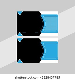 Vector Modern Creative and Clean Business Card Template.