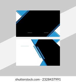 Vector Modern Creative and Clean Business Card Template.