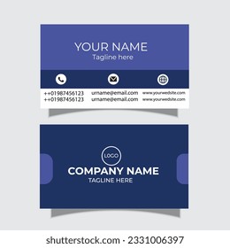 Vector Modern Creative and Clean Business Card Template