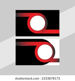 Vector Modern Creative and Clean Business Card Template.
