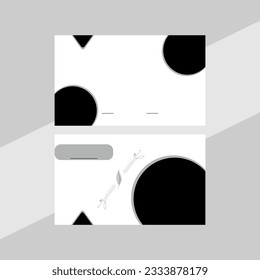 Vector Modern Creative and Clean Business Card Template.
