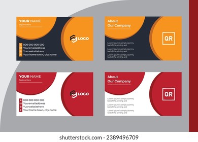 Vector Modern Creative and Clean Business Card Template