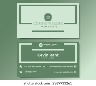 Vector Modern Creative and Clean Business Card Template