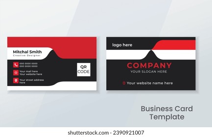 Vector Modern Creative and Clean Business Card Template