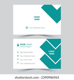 Vector Modern Creative and Clean Business Card Template Design