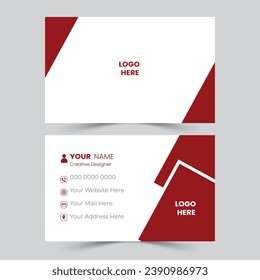 Vector Modern Creative and Clean Business Card Template Design