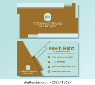 Plantilla de tarjeta profesional moderna, creativa y limpia
