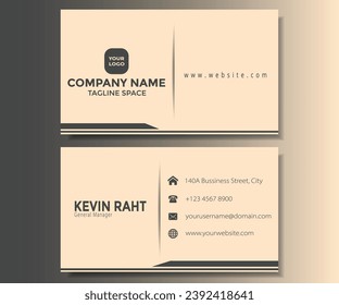 Vector Modern Creative and Clean Business Card Template