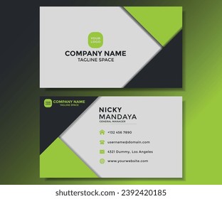 Vector Modern Creative and Clean Business Card Template