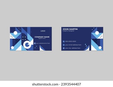 Vector Modern Creative and Clean Business Card Template