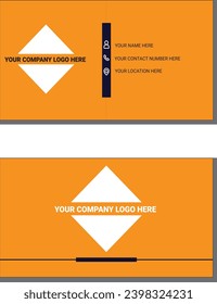 Plantilla de tarjeta profesional moderna, creativa y limpia