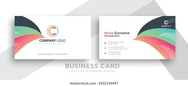 Vector Modern Creative and Clean Business Card Template