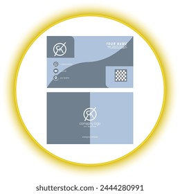 Vector Moderno creativo y limpio Plantilla de tarjetas de visita