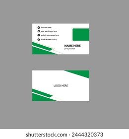 Vector Modern Creative and Clean Business Card Template.