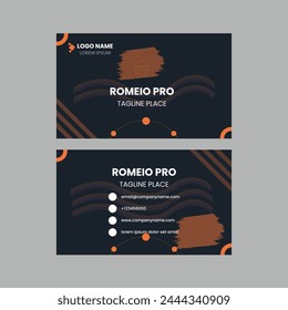 Vector Moderno creativo y limpio Plantilla de tarjetas de visita