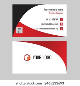 Vector Diseño moderno creativo y limpio de la Plantilla de la tarjeta de visita,