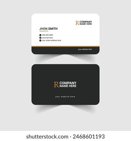 Vector Modern Creative and Clean Business Card Template Design.