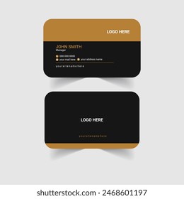 Vector Modern Creative and Clean Business Card Template Design.