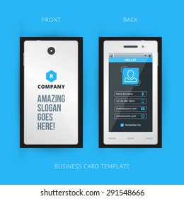 Vector Modern Creative and Clean Business Card Template