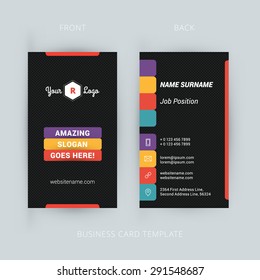 Vector Modern Creative and Clean Business Card Template