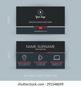 Vector Modern Creative and Clean Business Card Template