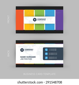 Vector Modern Creative and Clean Business Card Template