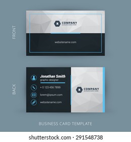 Vector Modern Creative and Clean Business Card Template