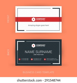 Vector Modern Creative and Clean Business Card Template